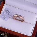 Rose gold women's ring #65628
