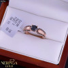 Rose gold women's ring #65630