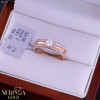 Rose gold women's ring #65631