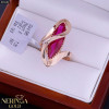 Rose gold women's ring #65680