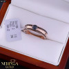 Rose gold women's ring #65702
