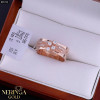 Rose gold women's ring #65713