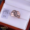 Rose gold women's ring #65686