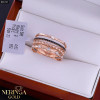 Rose gold women's ring #65727