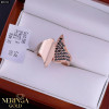 Rose gold women's ring #65711