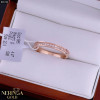 Rose gold women's ring #65746