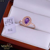 Rose gold women's ring #65754