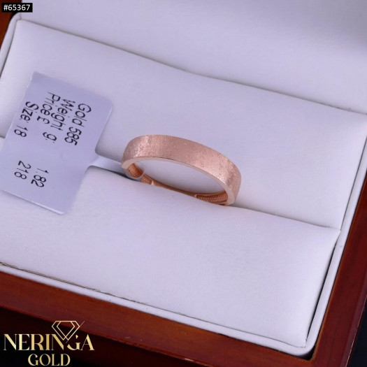 Rose gold women's ring #65367