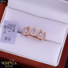 Rose gold women's ring #65228