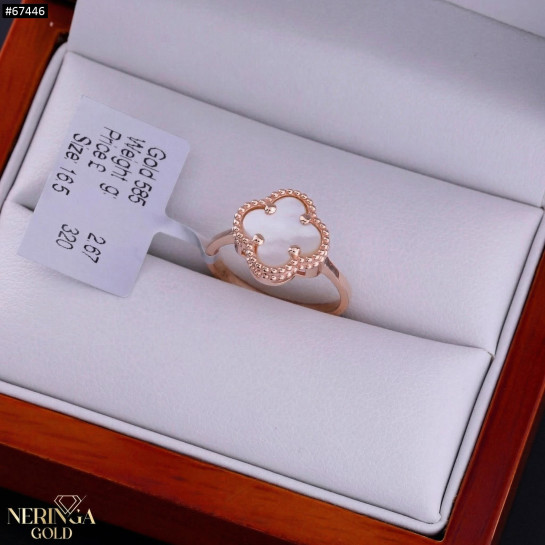 Rose gold women's ring #67446