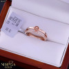 Rose gold women's ring #65479