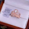 Rose gold women's ring #65502