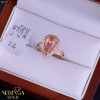 Rose gold women's ring #65157