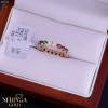 Rose gold women's ring #65125