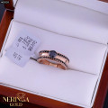 Rose gold women's ring #65039
