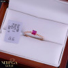 Rose gold women's ring #65585