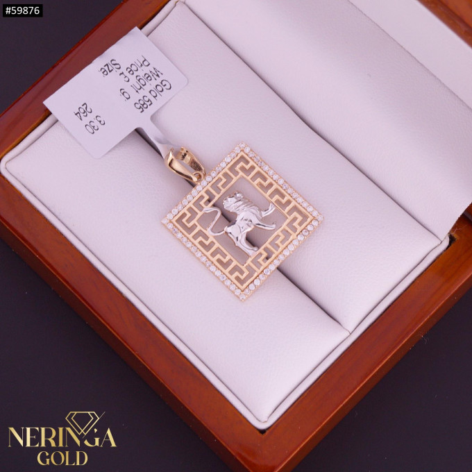 Rose gold zodiac sign pendant #59876 Rose gold zodiac sign pendant #59876