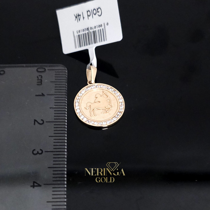 Rose gold zodiac sign pendant #59892 Rose gold zodiac sign pendant #59892