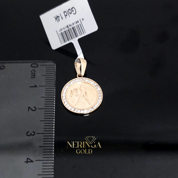 Rose gold zodiac sign pendant #59884 Rose gold zodiac sign pendant #59884