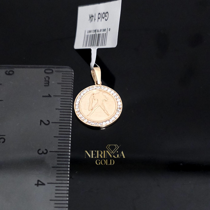 Rose gold zodiac sign pendant #59889 Rose gold zodiac sign pendant #59889