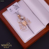 Rose gold zodiac sign pendant #61545