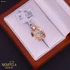 White rose gold zodiac sign pendant #61554