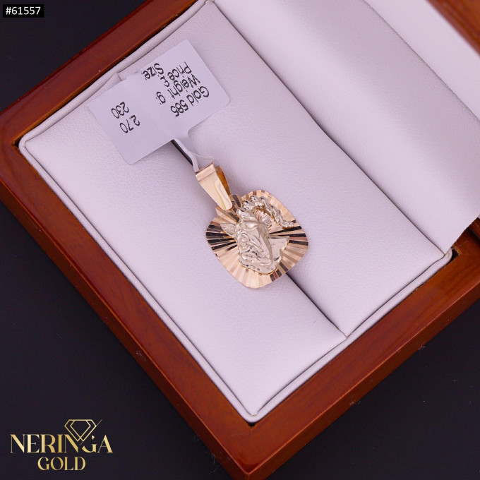 White rose gold zodiac sign pendant #61557 White rose gold zodiac sign pendant #61557