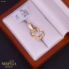 White rose gold zodiac sign pendant #61558