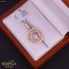 Rose gold zodiac sign pendant #61561