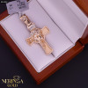 Rose gold cross pendant #61582