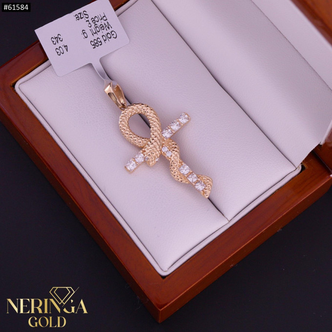Rose gold cross pendant #61584 Rose gold cross pendant #61584
