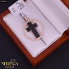 Rose gold cross pendant #61586