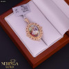 Rose gold icon pendant #61591
