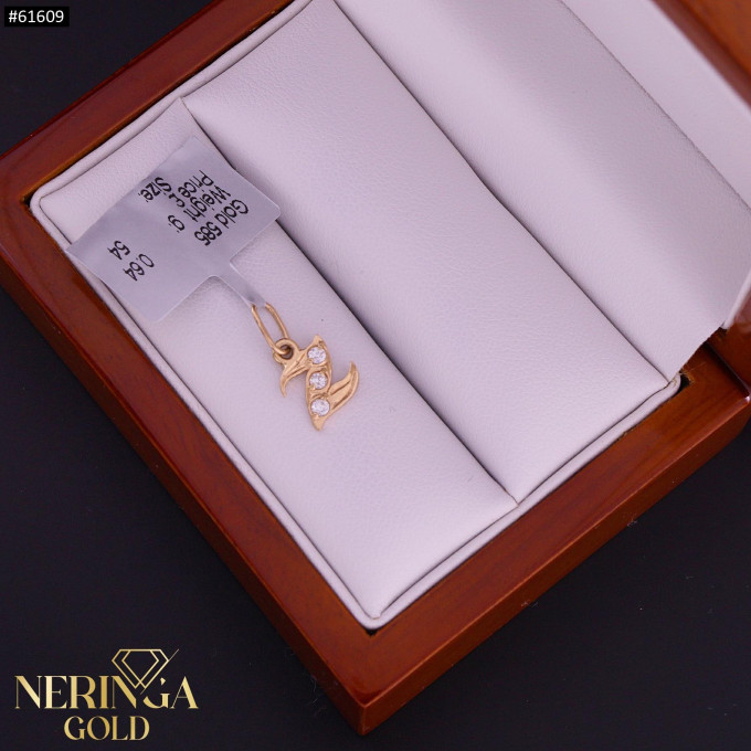 Rose gold letter pendant #61609 Rose gold letter pendant #61609