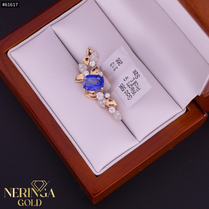 Rose gold clip and brooche #61617 Rose gold clip and brooche #61617