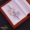 Rose gold clip and brooche #61619 Rose gold clip and brooche #61619