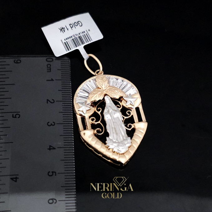 White rose gold icon pendant #61589 White rose gold icon pendant #61589