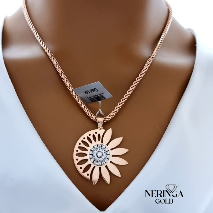 White rose gold pendant #61463 White rose gold pendant #61463