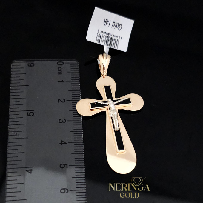 White rose gold cross pendant #61579 White rose gold cross pendant #61579