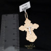 White rose gold cross pendant #62079 White rose gold cross pendant #62079