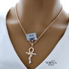 Rose gold cross pendant #61583