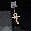 Rose gold cross pendant #61583