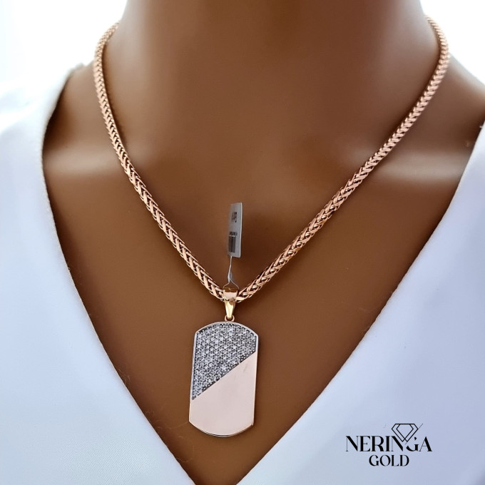 Rose gold plate pendant #61599 Rose gold plate pendant #61599
