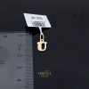 Rose gold letter pendant #61611 Rose gold letter pendant #61611
