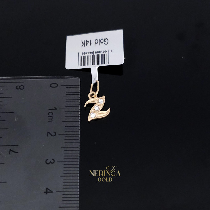 Rose gold letter pendant #61609 Rose gold letter pendant #61609