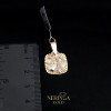 White rose gold zodiac sign pendant #61555