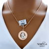 White rose gold zodiac sign pendant #61534 White rose gold zodiac sign pendant #61534