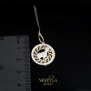 White rose gold zodiac sign pendant #61544 White rose gold zodiac sign pendant #61544