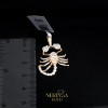 Rose gold zodiac sign pendant #61545