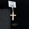 Rose gold cross pendant #62310